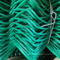 clôture en fil de diamant en revêtement en plastique / clôture de liaison de chaîne